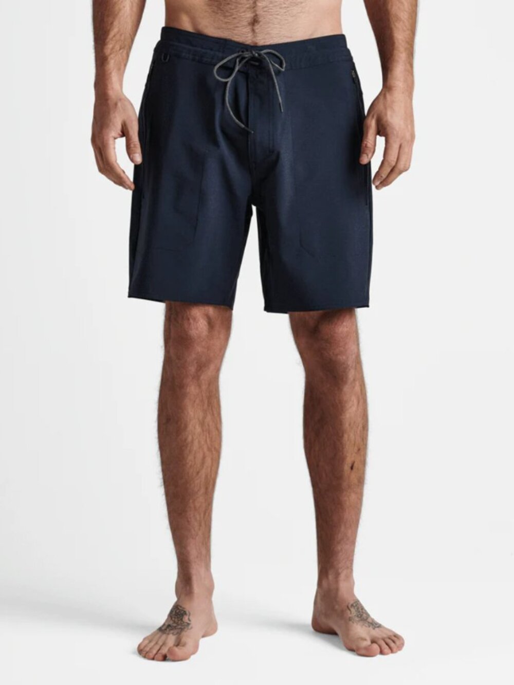 Roark Layover Pro Traveler Shorts Navy Men's Size 34 Performance Stretch Travel